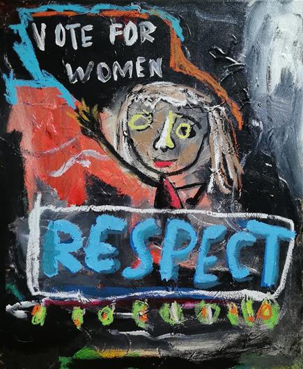 A.Cally - A.Cally artist paintings - Women's rights