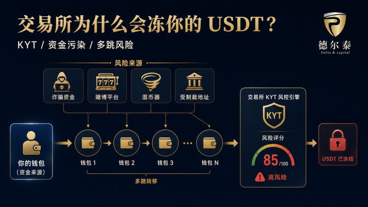  你的USDT为什么会被交易所风控冻结？一文读懂链上反洗钱 