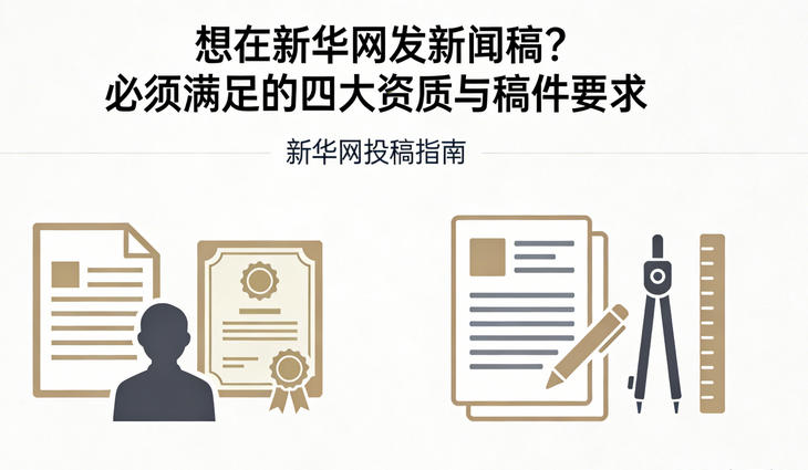 想在新华网发新闻稿？必须满足的四大资质与稿件要求