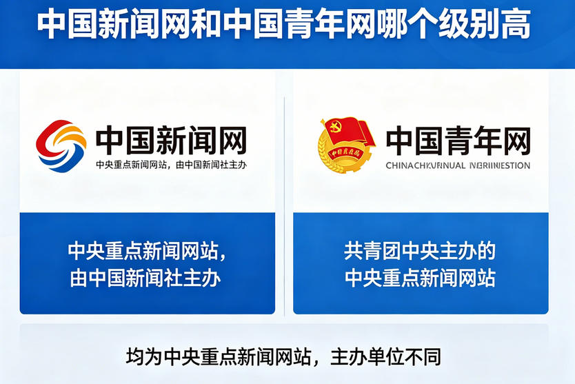 中国新闻网和中国青年网哪个级别高