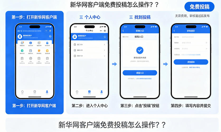 新华网客户端免费投稿怎么操作？