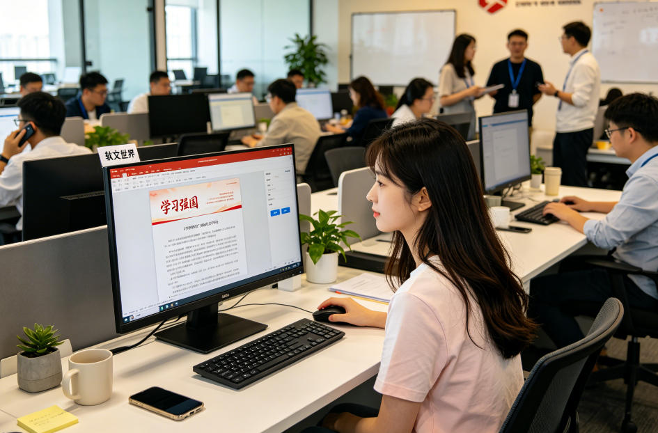 周六发布-学习强国对稿件的政治导向和内容质量要求极高，我们的预审团队恰恰强在这一环