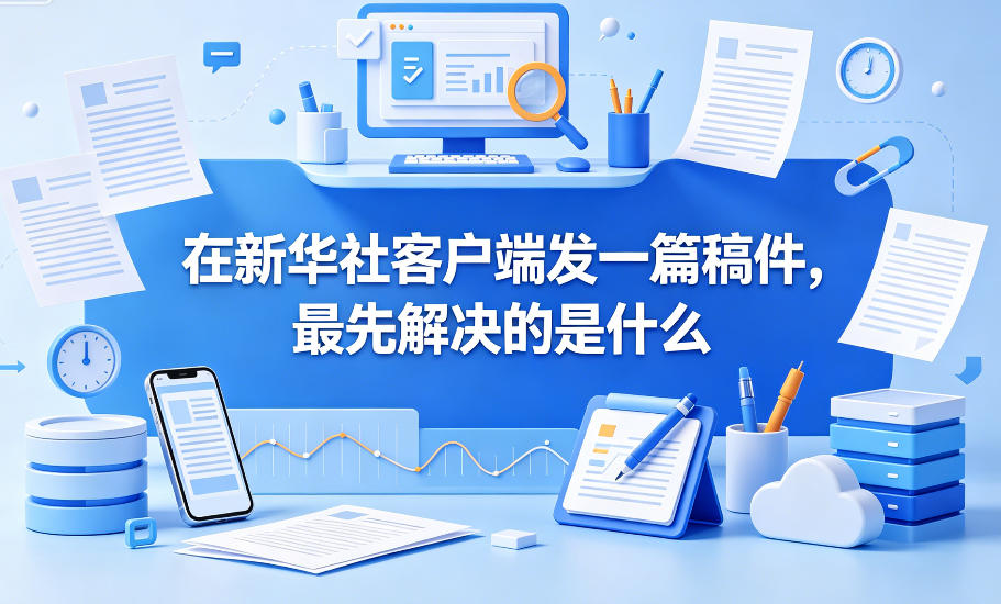 想在新华社客户端发一篇稿件，最先该关心的不是渠道，是内容方向对不对路