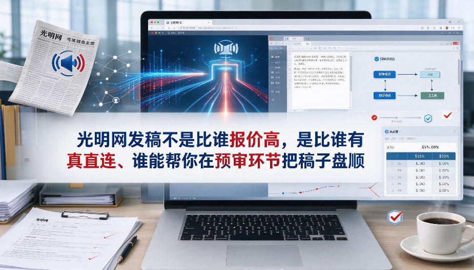 光明网发稿不是比谁报价高，是比谁有真直连、谁能帮你在预审环节把稿子盘顺