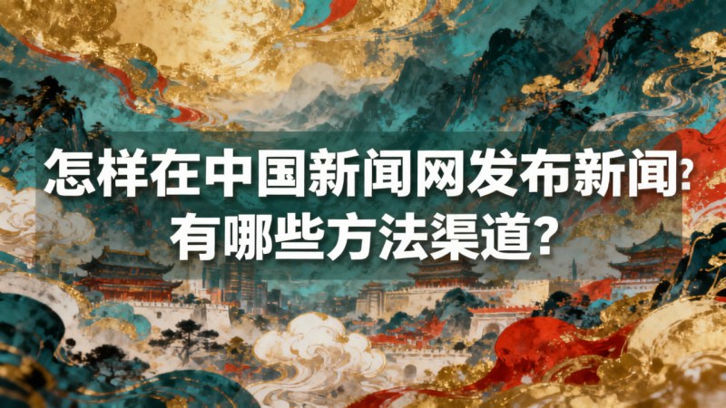 怎样在中国新闻网发布新闻?有哪些方法渠道?