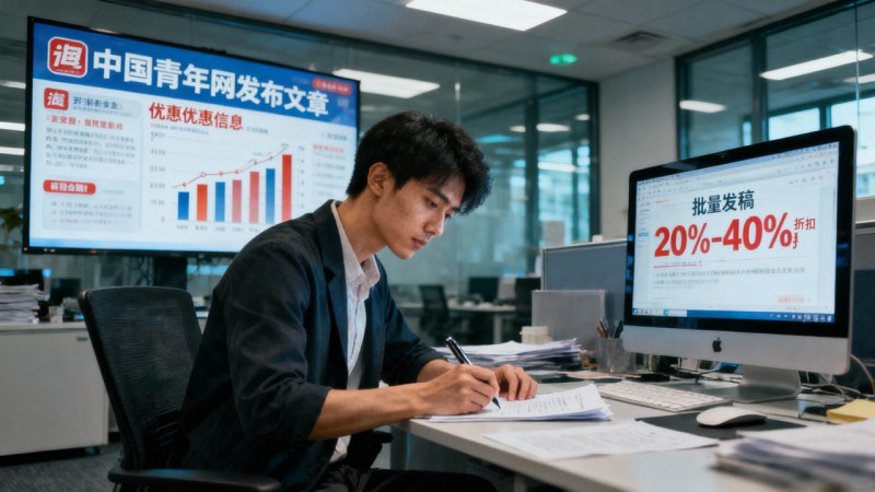 中国青年网发布文章多少钱？批量发稿可享20%-40%优惠