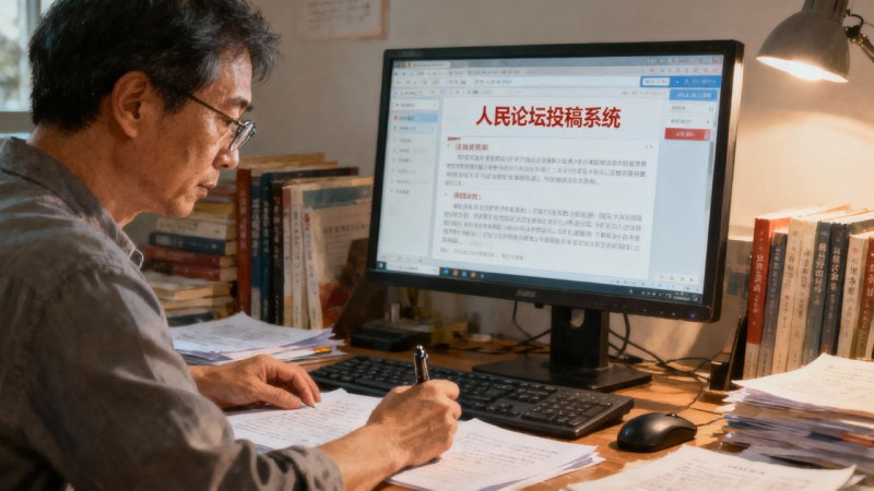人民论坛网怎么投稿？官方发布系统使用教程与理论文章格式要求