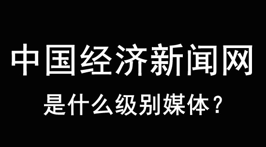 中国经济新闻网是什么级别的媒体？