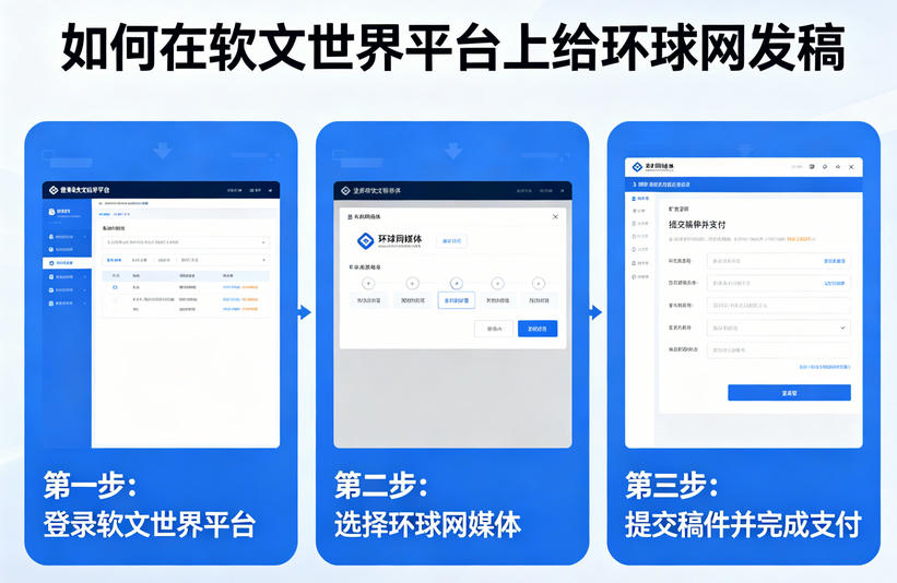 软文世界教你：怎么在环球网发布文章？