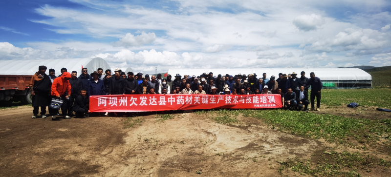  阿坝藏族羌族自治州若尔盖县开展州县联动中药材关键生产技术技能培训 